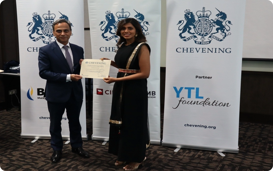 International students studying at UK university campus